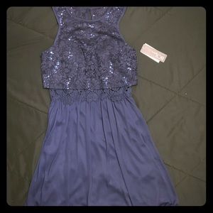 Short navy blue prom/homecoming dress